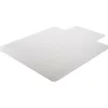 Deflecto® Glass Clear Chair Mat, For Medium Pile Carpets, With Lip, 36" x 48", Clear
