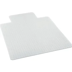 Deflecto® Glass Clear Chair Mat, For Medium Pile Carpets, With Lip, 36