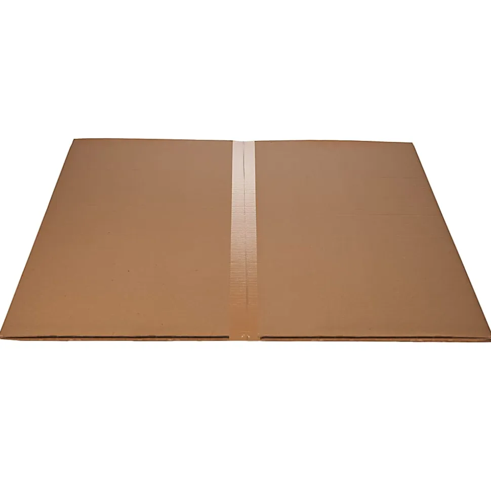 Deflecto® Glass Clear Chair Mat, For Medium Pile Carpets, With Lip, 36" x 48", Clear