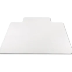 Deflecto® Glass Clear Chair Mat, For Medium Pile Carpets, With Lip, 36