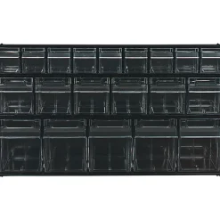 Deflecto Interlocking Horizontal Tilt Bin, 6 Bins, Small Size, 4 1/2