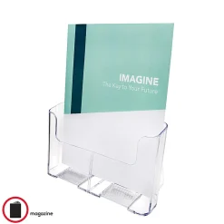 Deflecto® Literature DocuHolder®, Letter/Magazine Size, 10 3/4