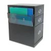 Deflecto Magnetic Wall File Pocket, Smoke