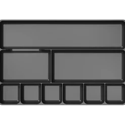 Deflecto Plastic Desk Drawer Organizer, 1
