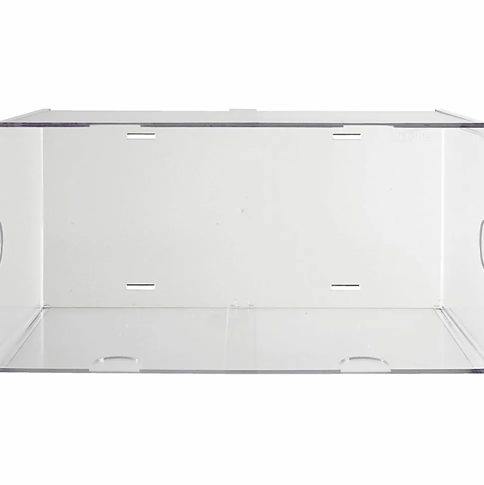 Deflecto Stackable Double Cube, 12"H x 6"W x 6"D, Clear