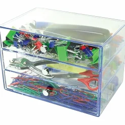 Deflecto Stackable Drawer Organizer, 6-13/16