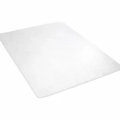 Deflecto SuperGrip Multi-Surface Vinyl Chair Mat, 48” x 36”, Clear
