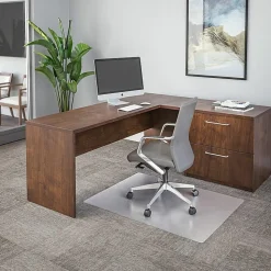 Deflecto SuperGrip Multi-Surface Vinyl Chair Mat, 48” x 36”, Clear