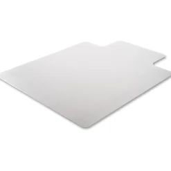 Deflecto® SuperMat Chair Mat For Medium Pile Carpet, Beveled Lip, 45
