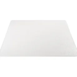 Deflecto SuperMat Medium Weight Chair Mat For Carpet, 60" x 46", Rectangle, Clear