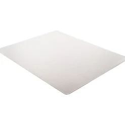 Deflecto SuperMat Medium Weight Chair Mat For Carpet, 60" x 46", Rectangle, Clear