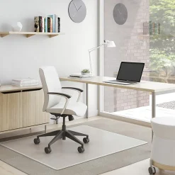 Deflecto SuperMat Medium Weight Chair Mat For Carpet, 60