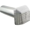 Deflecto Supurr Guard Louvered Vent Hood For Dryers, White, GVHAW4
