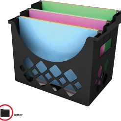 Deflecto Sustainable Office Desktop Hanging File Holder, 9.6