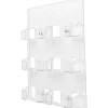 Deflecto® Wall Mount Acrylic Business Card Holder, Clear