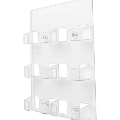 Deflecto® Wall Mount Acrylic Business Card Holder, Clear