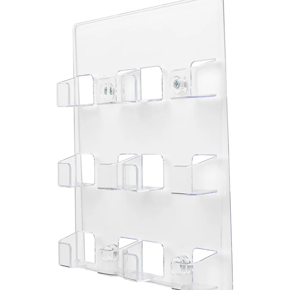 Deflecto® Wall Mount Acrylic Business Card Holder, Clear