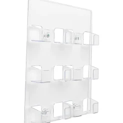 Deflecto® Wall Mount Acrylic Business Card Holder, Clear