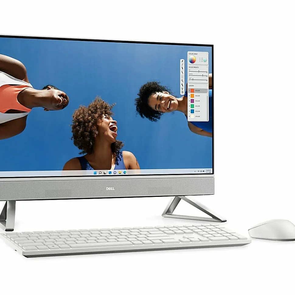 Dell Inspiron 5430 All-In-One Desktop PC, Intel Core 3 100U, 8GB Memory, 512GB Solid State Drive, Wi-Fi 6, Windows 11 Home
