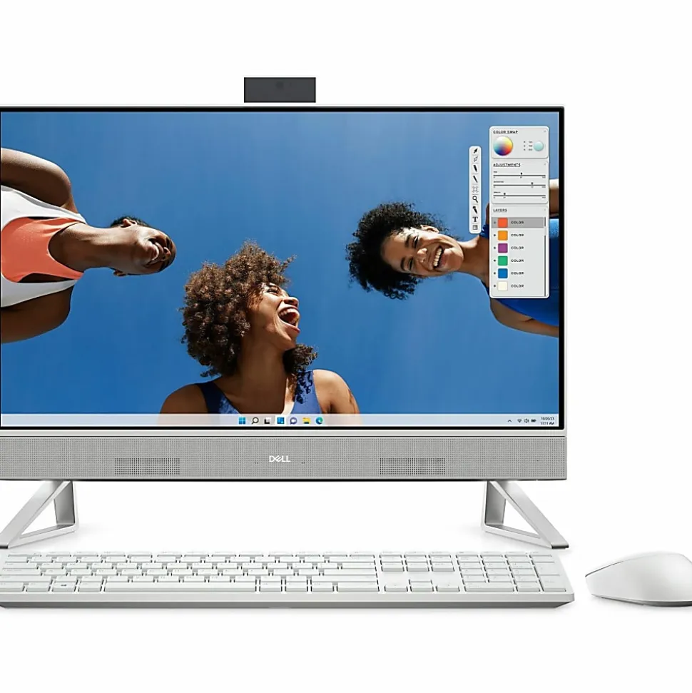 Dell Inspiron 5430 All-In-One Desktop PC, Intel Core 3 100U, 8GB Memory, 512GB Solid State Drive, Wi-Fi 6, Windows 11 Home