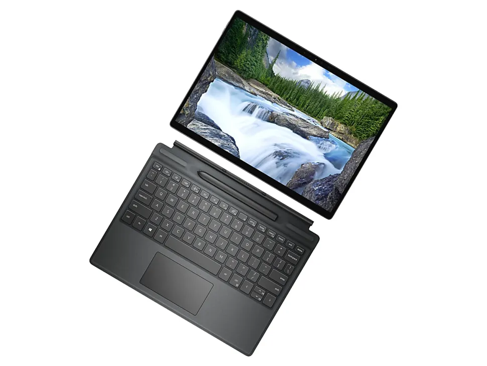 Dell Latitude 7320 Detachable Travel Keyboard -Pogo Pin Interface - Notebook, Tablet - Plunger Keyswitch - Light Apollo - K19M-BK-US