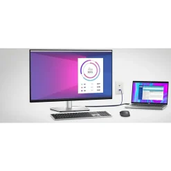 Dell P3223DE 32" Class QHD LCD Monitor - 16:9 - Black, Silver - 31.5" Viewable - In-plane Switching (IPS) Black Technology - DELLP3223DE