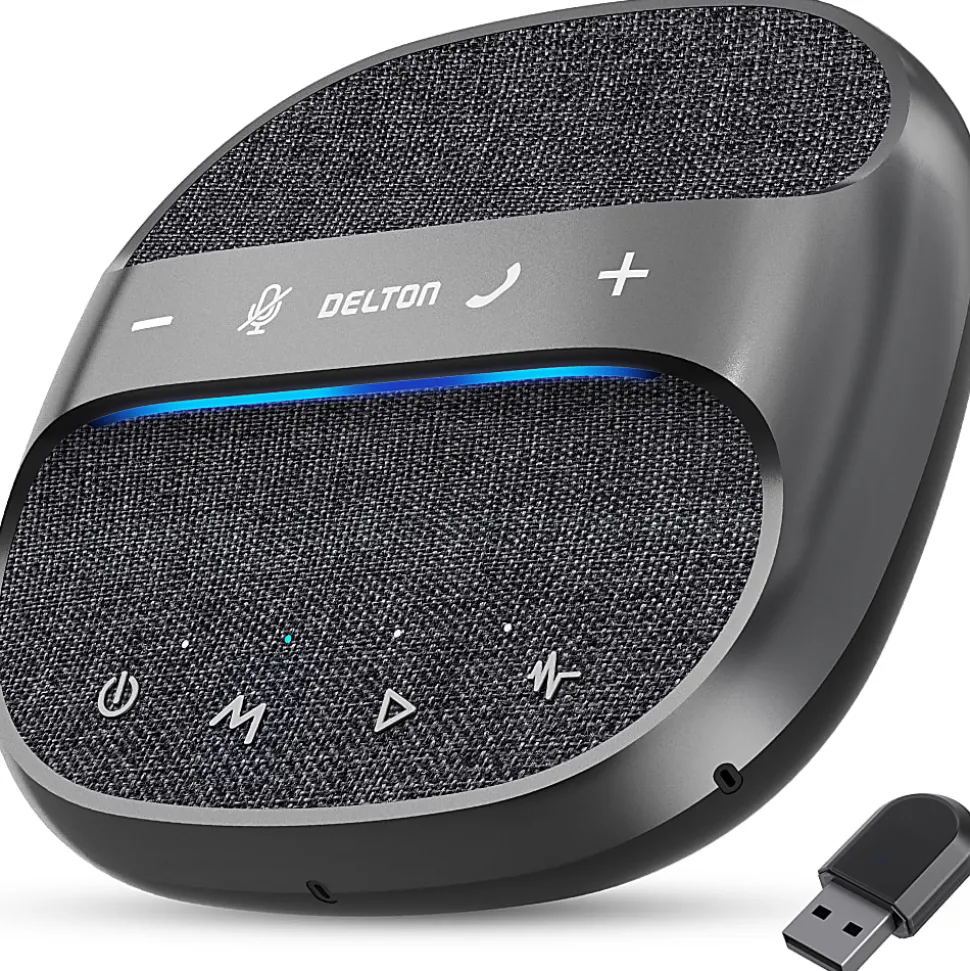 Delton C4700 360° Voice Pickup Wired And Wireless Speakerphone, Black