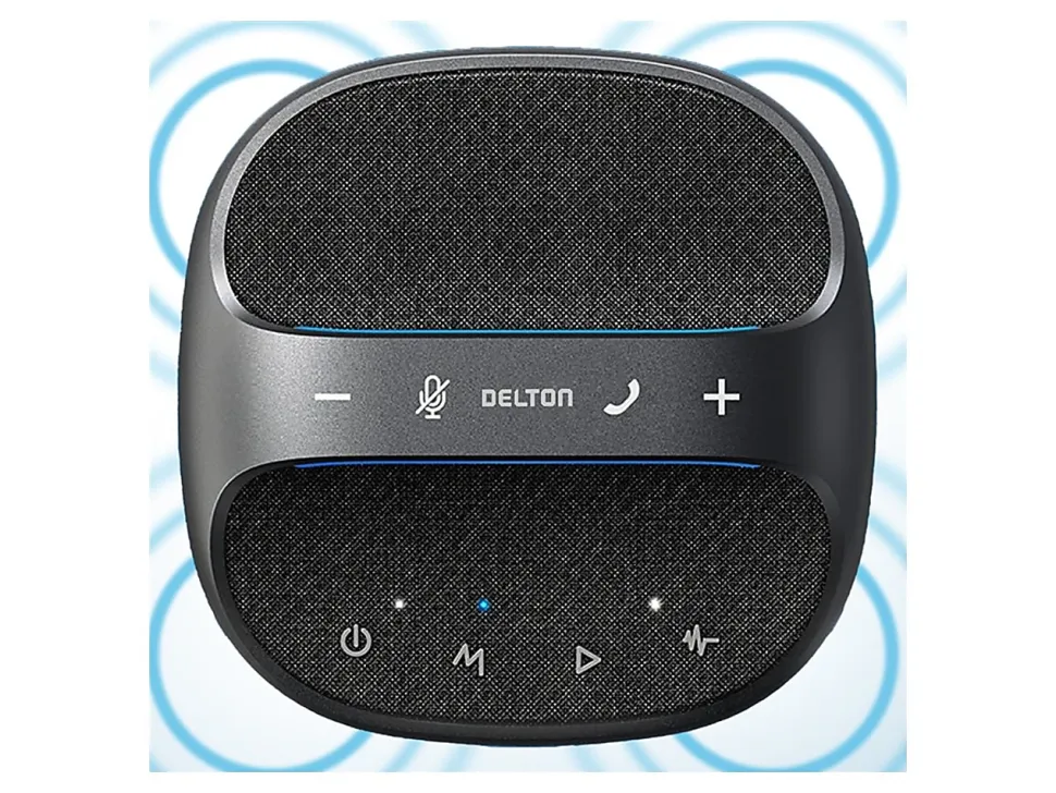 Delton C4700 360° Voice Pickup Wired And Wireless Speakerphone, Black