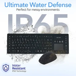 Delton M90/M44 Wireless Keyboard And Optical Mouse Combo, Black