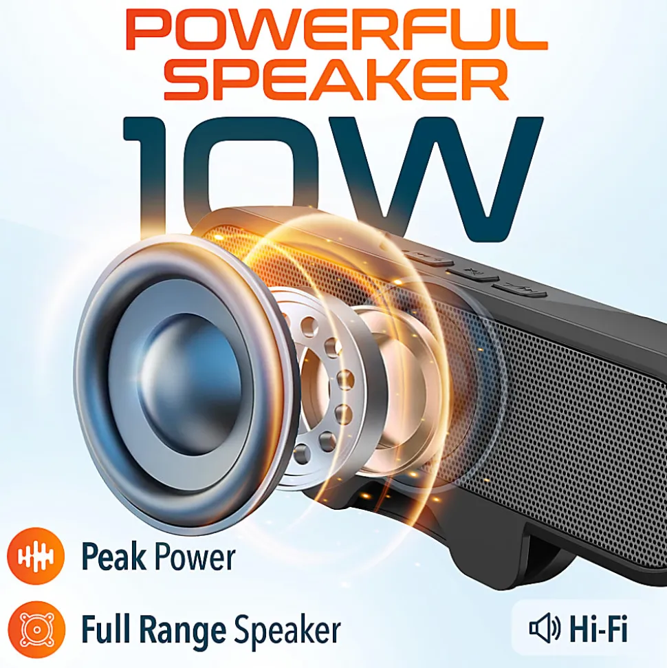 Delton P150 Clip-On 10-Watt USB-A Computer Speaker