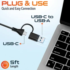 Delton P150 Clip-On 10-Watt USB-A Computer Speaker