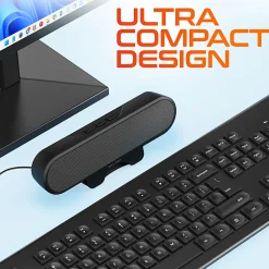 Delton P150 Clip-On 10-Watt USB-A Computer Speaker