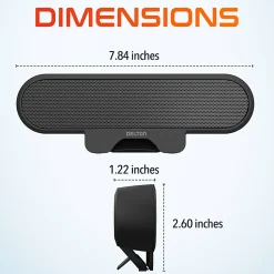 Delton P150 Clip-On 10-Watt USB-A Computer Speaker