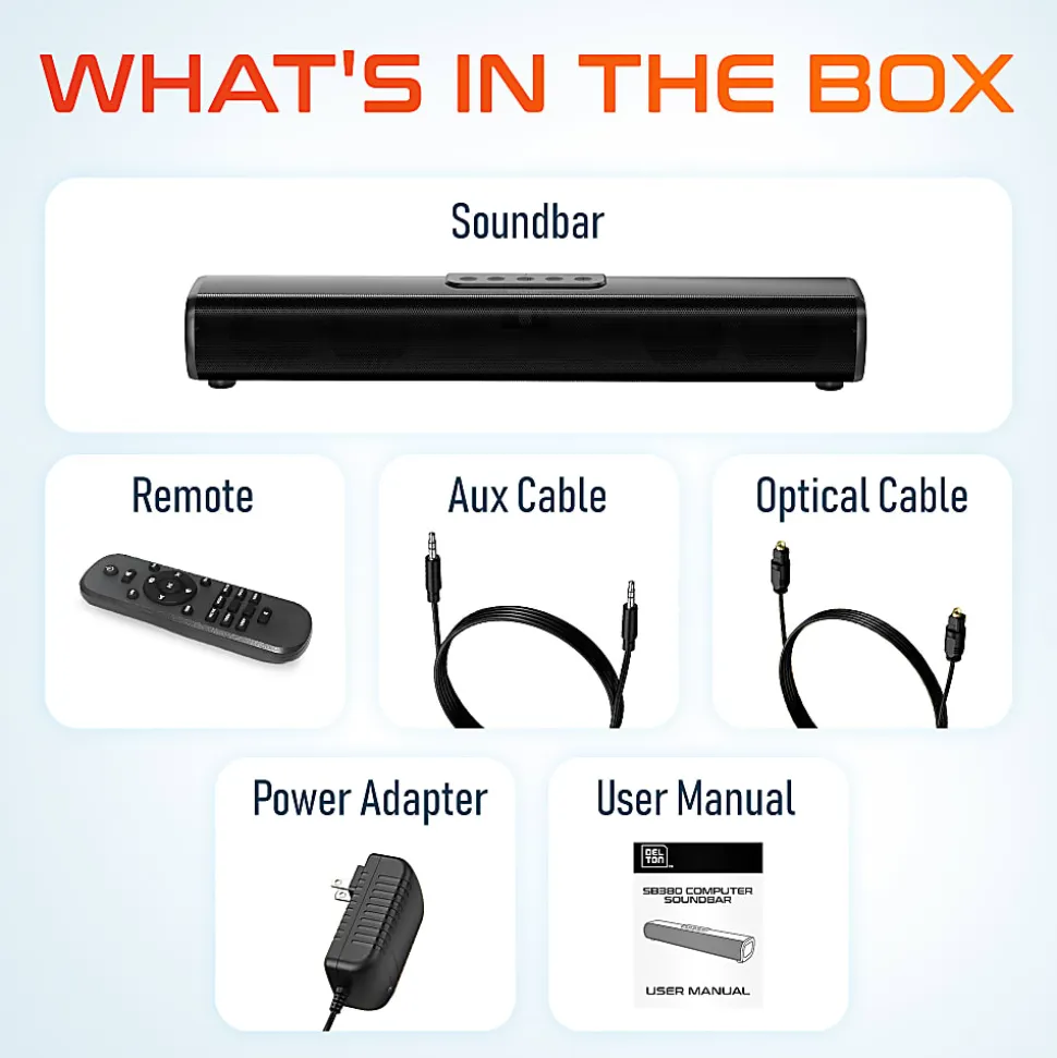 Delton SB380 Bluetooth Stereo Sound Bar