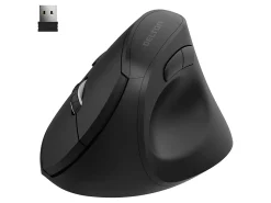 Delton S12P Wireless Ergonomic Computer Mouse, Black
