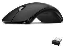 Delton S10 Wireless Optical Computer Mouse, Black