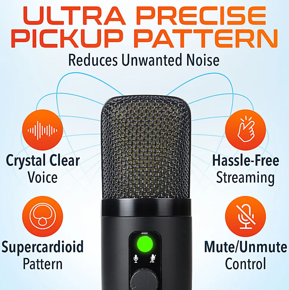 Delton U3000 USB Condenser Computer Microphone