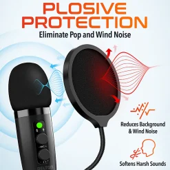Delton U3000 USB Condenser Computer Microphone