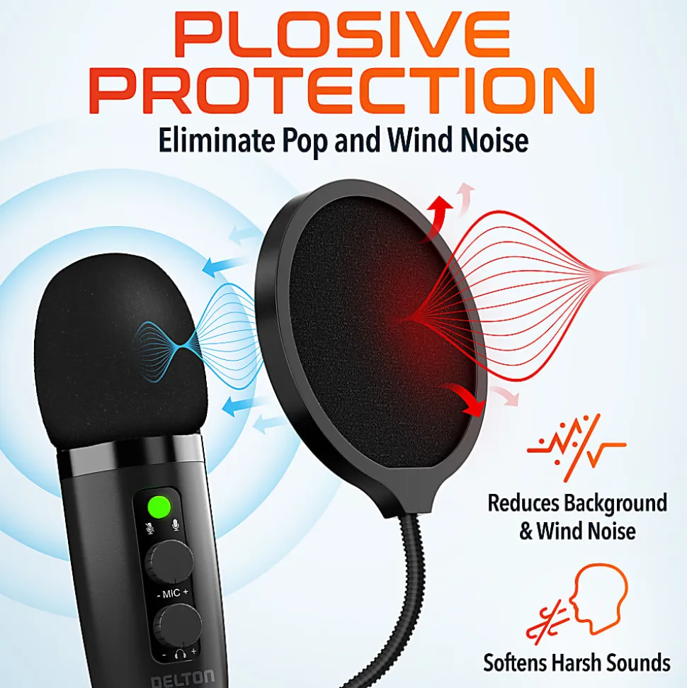 Delton U3000 USB Condenser Computer Microphone