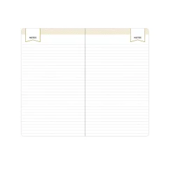 Deluxe Planner DD Black FL 3.625x6.125 AY26–27 Monthly