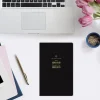 Deluxe Planner DD Black FL 5x8 AY26–27 Monthly
