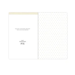 Deluxe Planner DD Black FL 5x8 AY26–27 Monthly