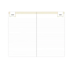Deluxe Planner DD Black FL 5x8 AY26–27 Monthly