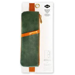 Denik Garden Notebook Pouch, 6-1/2" x 2", Green