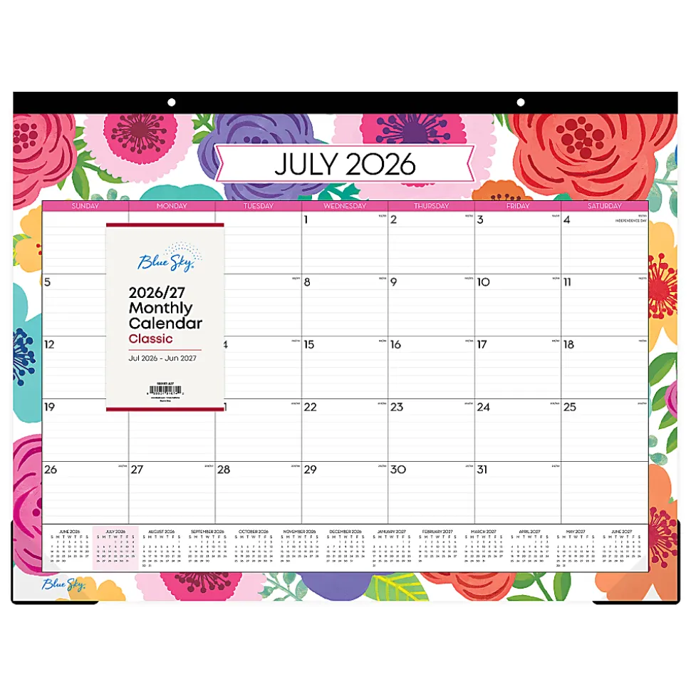 Desk Pad Planning Calendar BS Mahalo - 22x17 AY26-27 Monthly