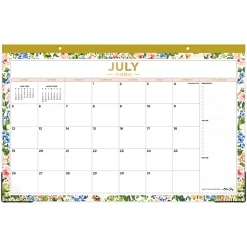 DESK PAD PLANNING CALENDAR DD ASHLEY COTTAGE - 17X11 AY26-27 MONTHLY