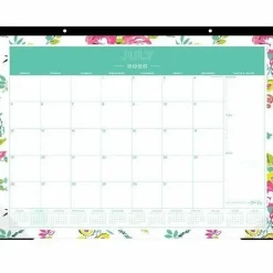 Desk Pad Planning Calendar DD Peyton White - 22x17 AY26-27 Monthly