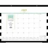 DESK PAD PLANNING CALENDAR DD RUGBY STRIPE BLACK - 22X17 AY26-27 MONTHLY
