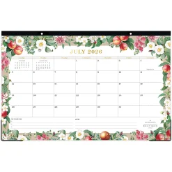 DESK PAD PLANNING CALENDAR DDB FIRENZE TAUPE - 17X11 AY26-27 MONTHLY