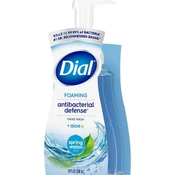Dial® Antibacterial Foaming Hand Wash, Spring Water Scent, 10 oz, 8/Carton